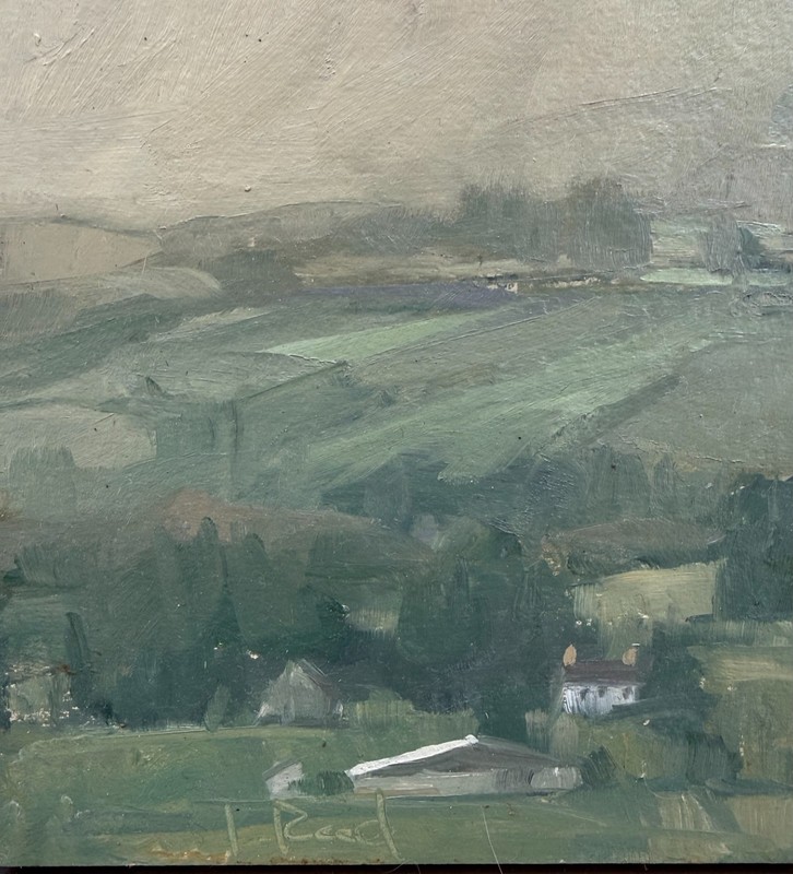 Ireland Landscape by Jeffery Reed signed 10 x 8 inches Oil on Panel gallery