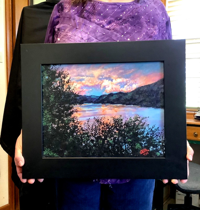 ORIGINAL OIL PAINTING, FRAMED, VARNISHED, ON CANVAS, 11 X 14