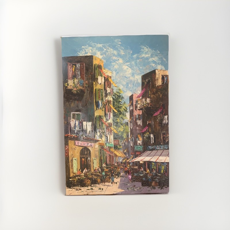 GIOVANNI GUIDOTTI Italian Painting Signed Oil Canvas 1817S – 1900S￼￼