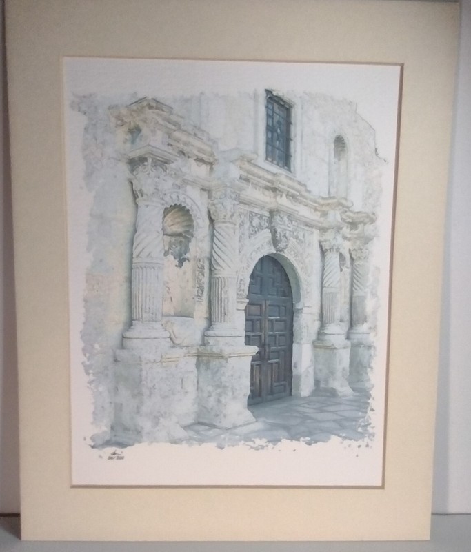 Original Don Ward Signed PhotoArt «Remember» 36/500 Watercolor on Photograph