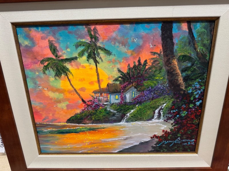 James Coleman framed original fine art oil painting