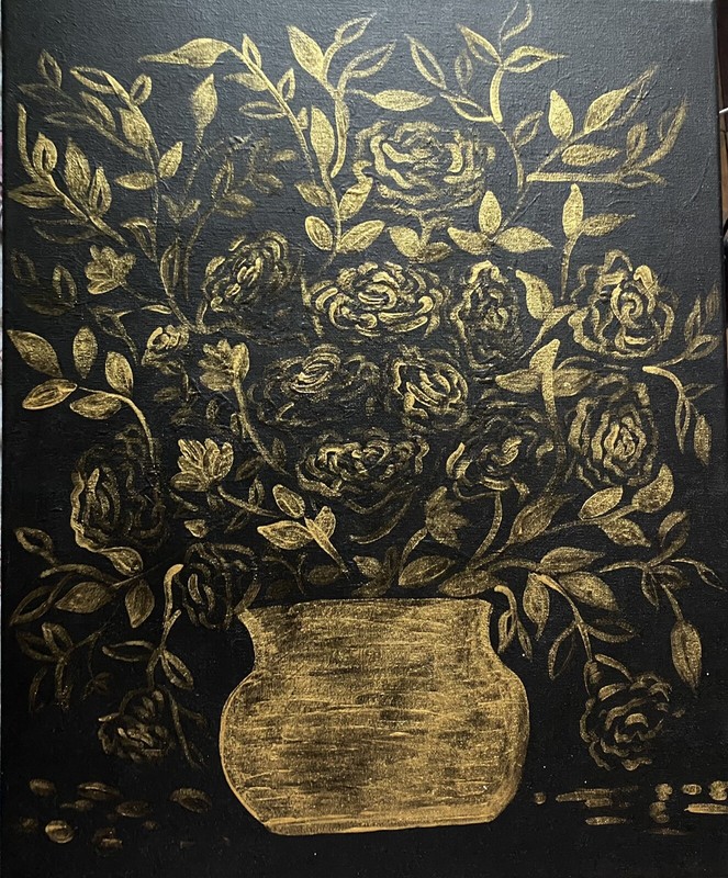 Golden roses