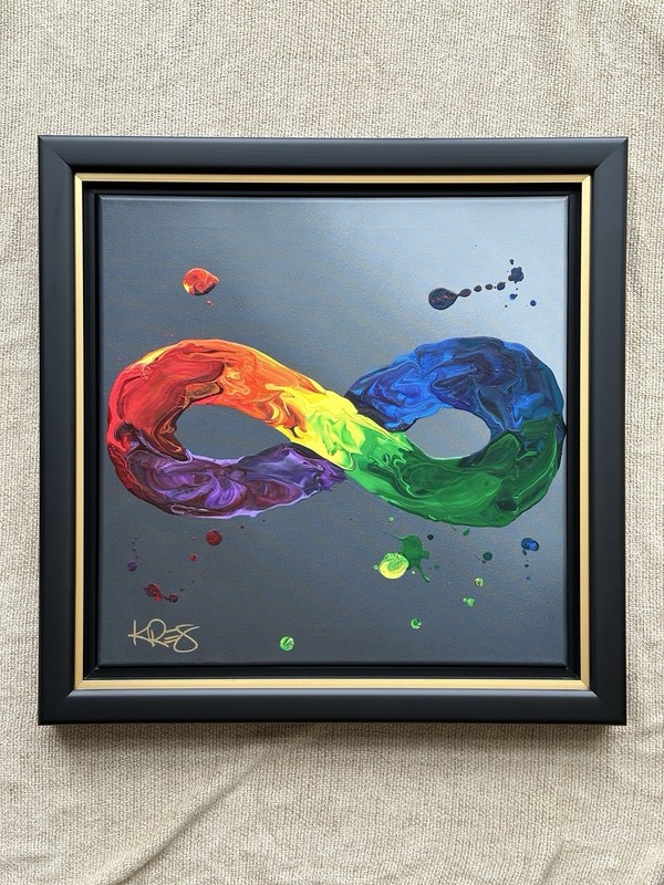 KRE8 Original Painting “KRE8tion Is Infinite” on canvas