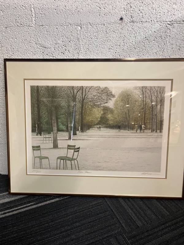 Harold Altman signed “Four Chairs” No. 137/185