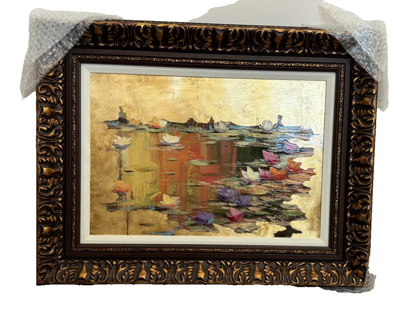 MARKO MAVROVICH «Sweet Dream» – Limited Edition Caldograph – Gold Lilly Pond