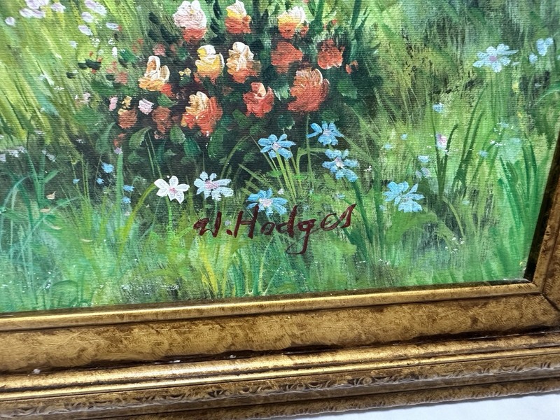 Original Oil Painting by W. Hodges 24" X 20" gallery