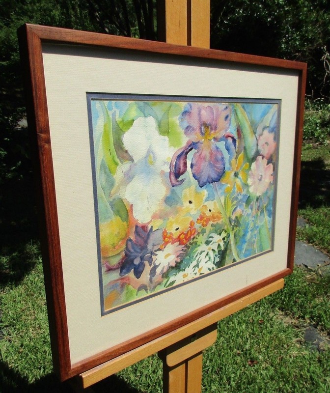 EMI Signed Floral Watercolor gallery