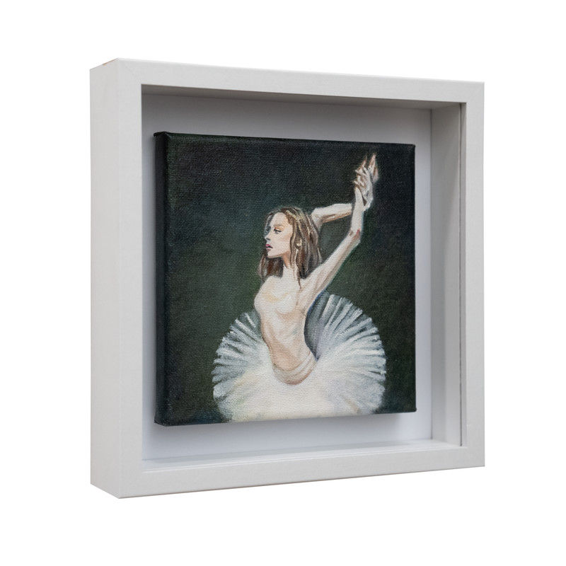 ballet painting, ballerina, white tutu, Ballet lovers, Dance studios, ballet