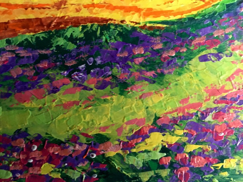Oil Painting Carpathians Zadorozhnya V. Unframed Original Decor Art nAAA2546 gallery