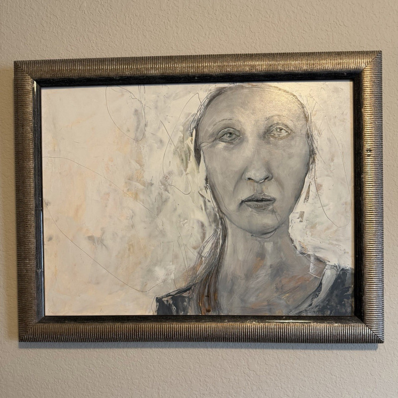 Gaston Carrio original painting professionally framed 27.5”x22” (24”x18”)