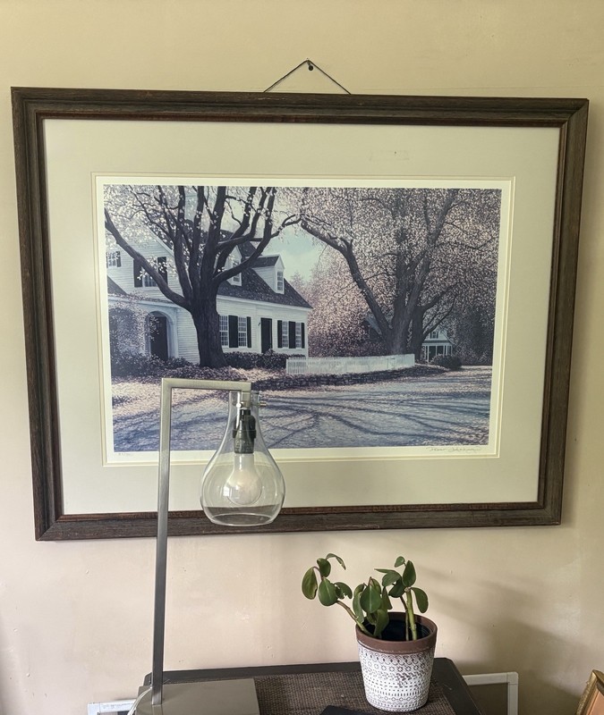 Peter Keating “Downing Lane” Signed Limited Edition Framed Print 1989