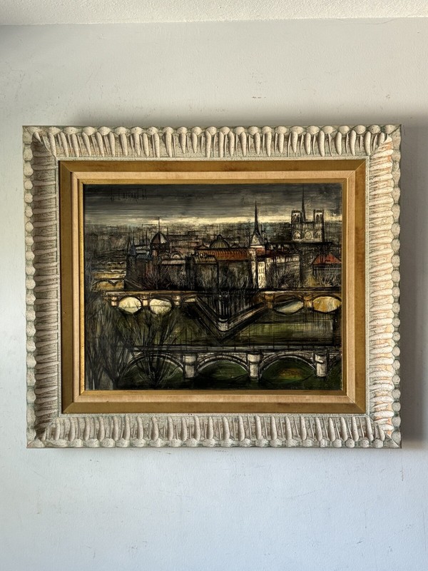 REGIS DE BOUVIER DE CACHARD FRENCH ANTIQUE MODERN CITYSCAPE OIL PAINTING PARIS gallery