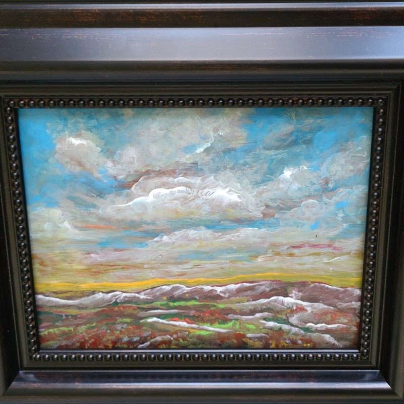 Original Painting Blue Ridge Mountains Landscape Framed Art Signed Max Kravt gallery