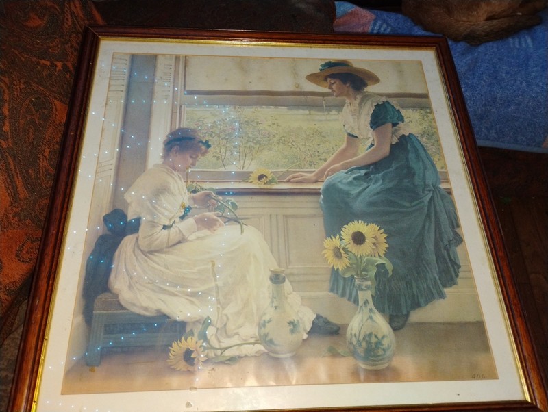 Sun And Moon Flowers By George Dunlop Leslie 1835