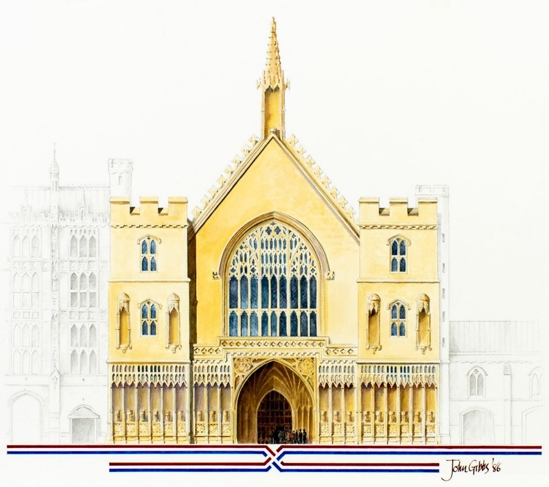 John Gibbs (UK,20C) watercolor painting 140911