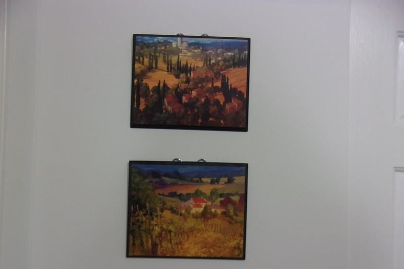 PHILIP CRAIG ARTWORK. TWO LANDSCAPES: 10 1/2 X 8 1/2″ EACH.