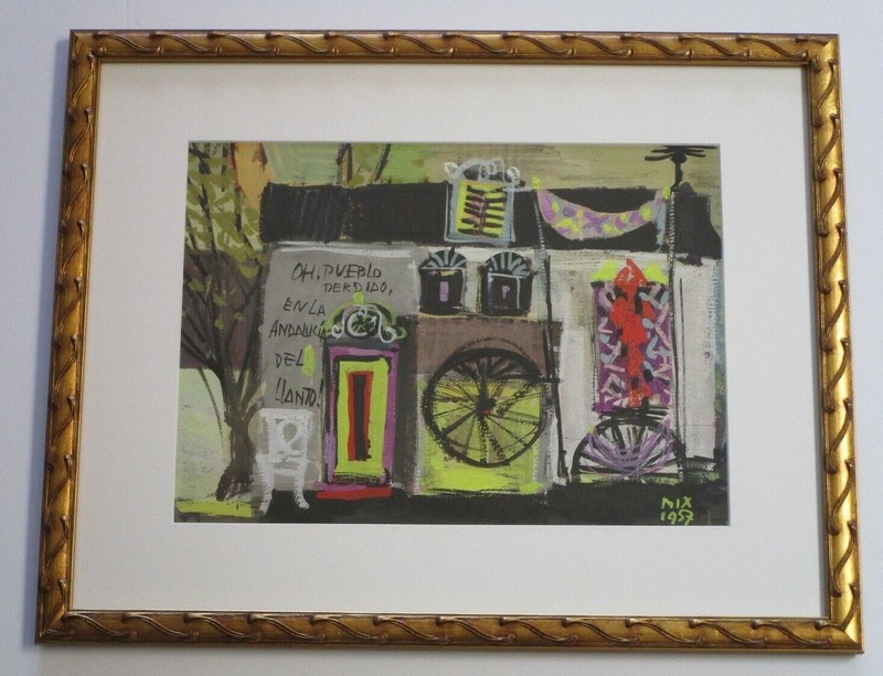 ROBERT NIX PAINTING POST IMPRESSIONISM EXPRESSIONISM 1950’S MODERNISM REGIONAL
