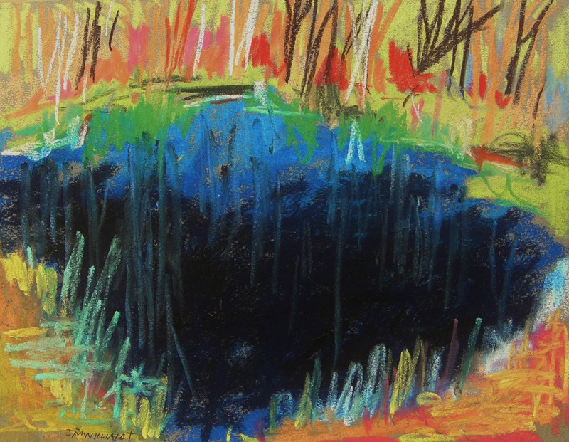 ORIGINAL Landscape Soft Pastel Painting JMW art John Williams Impressionism