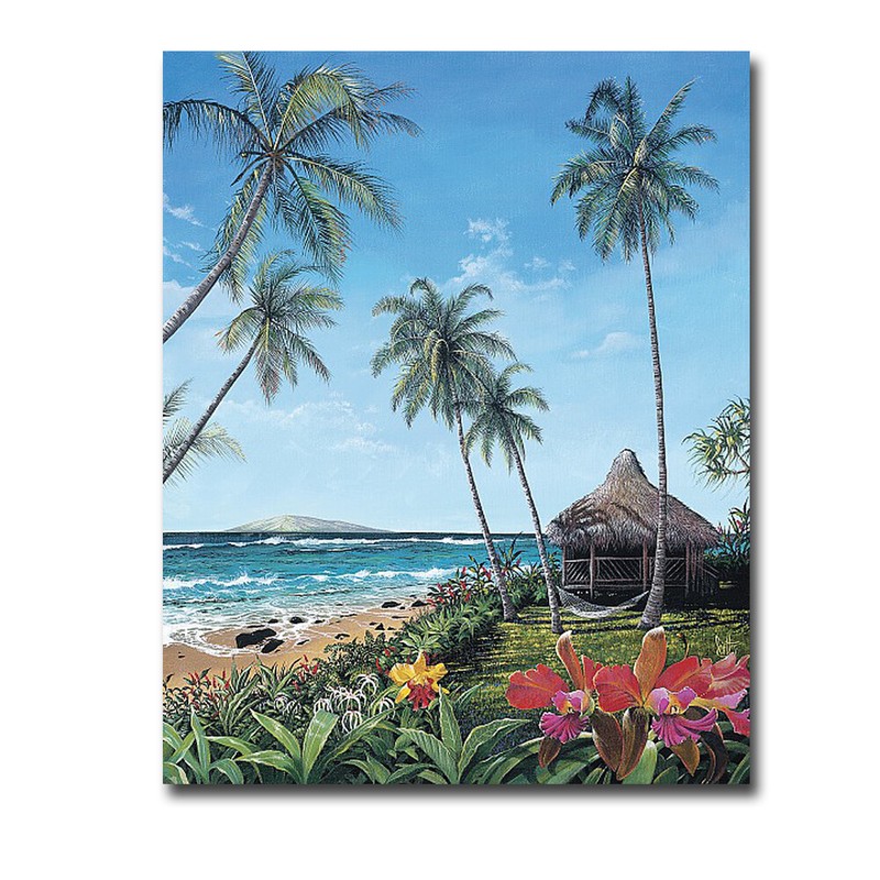 Maui Morning by Westmoreland Gallery-Wrapped Canvas Giclee Art (20 in x 16 in)