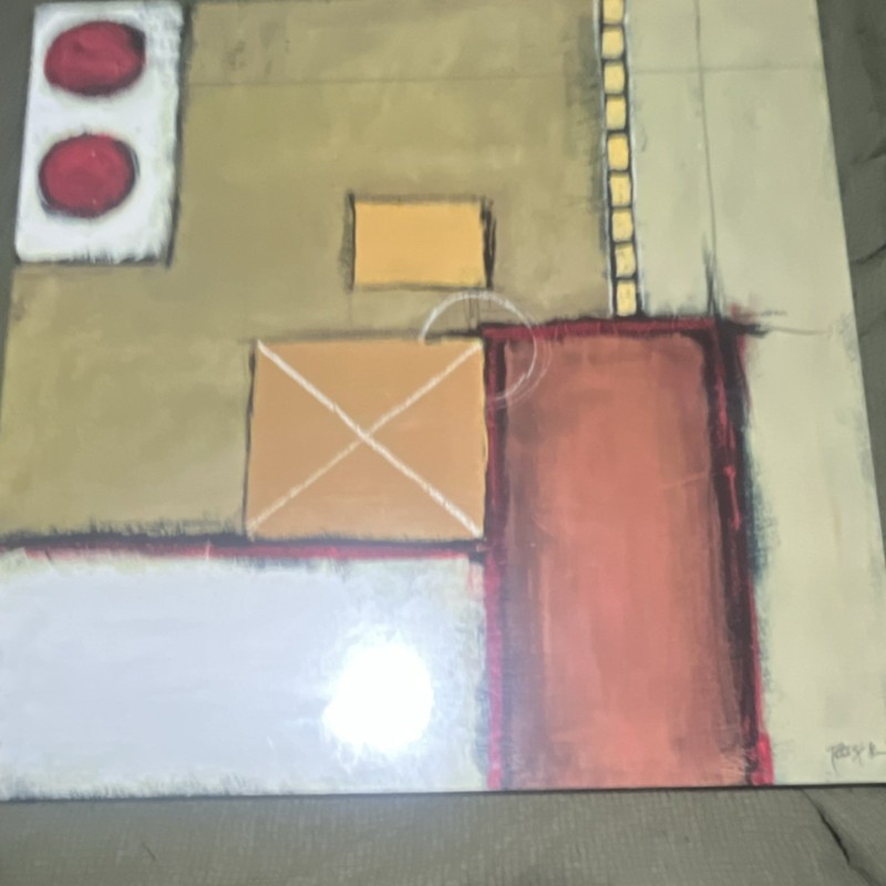 Patrick St. Germain Abstract Signed Handmade Medium Painting Unframed