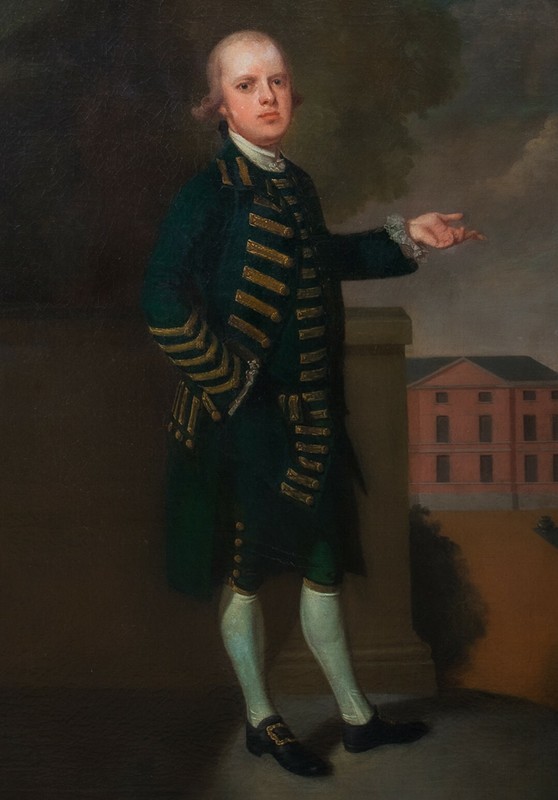 Large 18th Century Portrait George Farington - East India Company - Arthur DEVIS gallery
