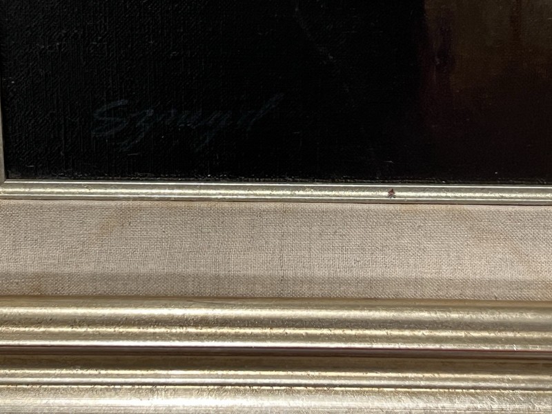 Edward Szmyd American | 1933 - 2004 Original Floral Oil Painting~ 32x27” Framed gallery