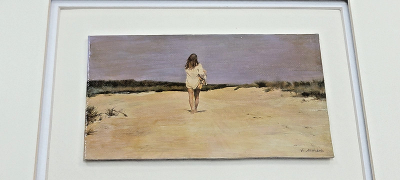 PAINTING Original Oil Painting "ON A SUMMER DAY" Vance Mitchell signed Beautiful gallery