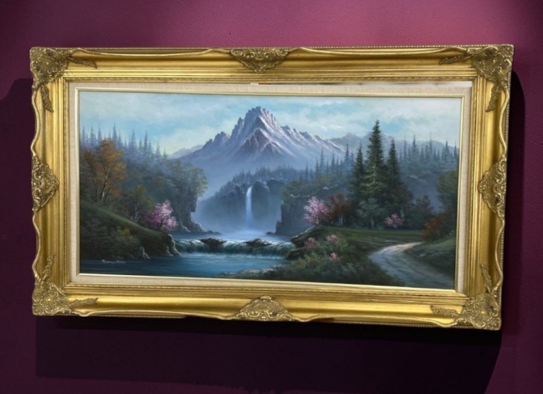Suh Jin Hee Original Signed Oil Painting on Canvas