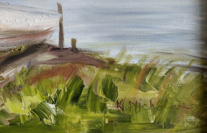 “On the River” By Kate Nicholson 1929–2019 (British, English) Oil on Canvas gallery