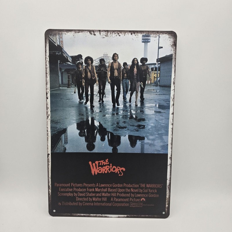 The Warriors 8×12 Metal Movie Poster Sign