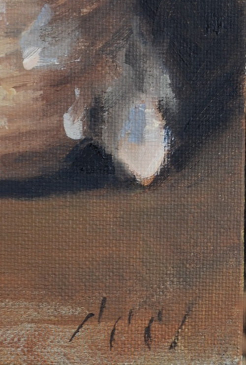 Original Still life Oil Painting a Day Seashell 5x7 Contemporary Realism Signed gallery