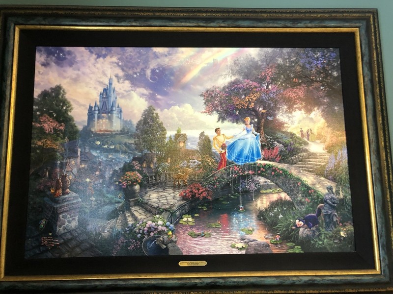 Cinderella Wishes Upon A Dream Thomas Kinkade Disney Dreams Collection