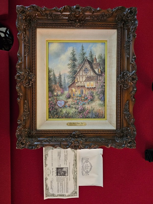 Dennis Patrick Lewan ‘The Bear Haus Inn’ Mixed Media Limited Art Edition #56/450