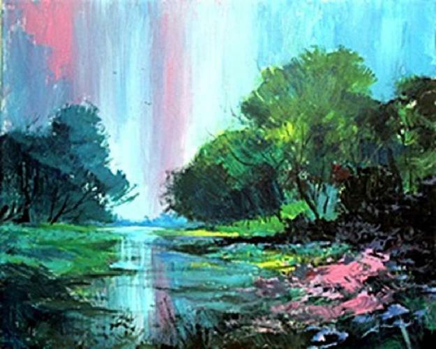 Michael Schofield, Landscape – Original Oil on Canvas (2015)