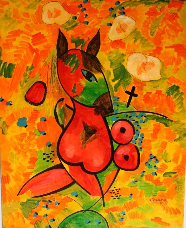PICTURE COLLECTION CLEARANCE VALERI SEGEDA-Acrylic on Box-11-1990