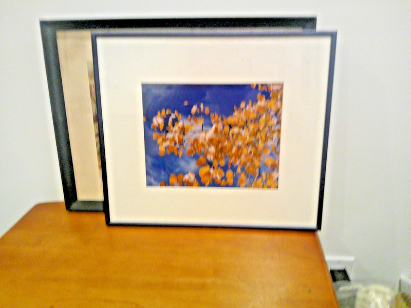 Original oil painting ?, signed, framed MATTED 16 X 14 ART SIZE 9 1/2 X 7 1/2″