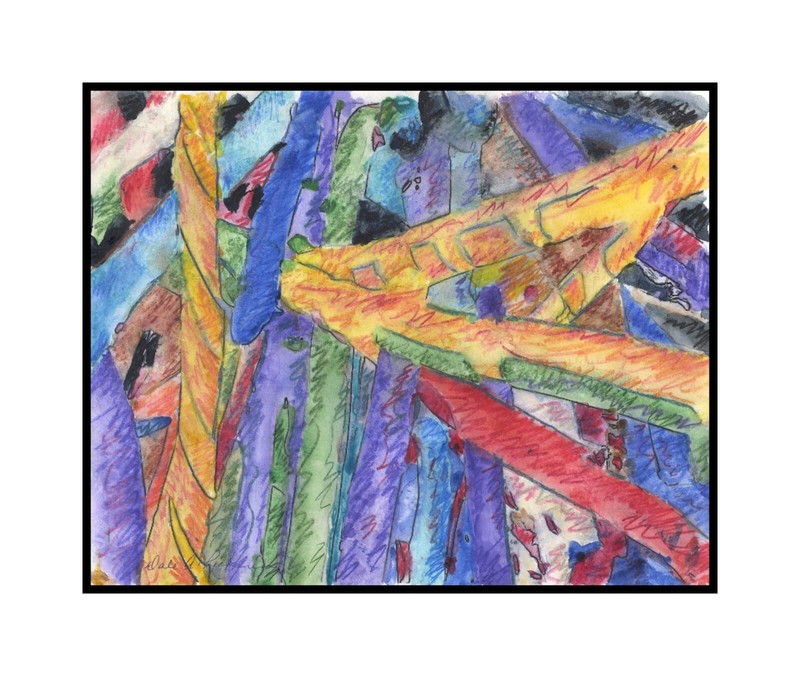 Finger Plant – signed watercolor painting by artist Dale Pickering