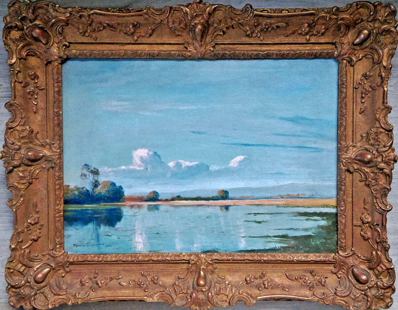 Ricardo GOMEZ CAMPUZANO (1893-1981) Paisaje de verano 1930 – Signed oil painting