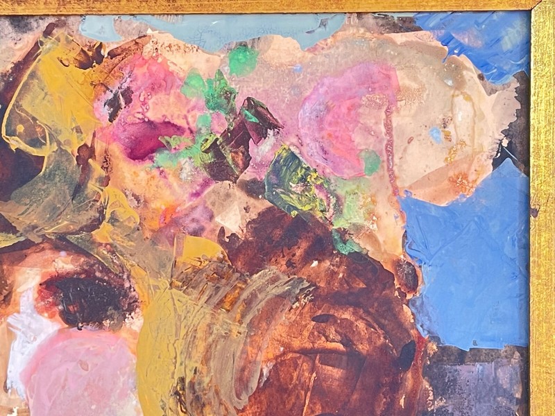 Original JORDI PLA DOMENECH(1917-1992) Abstract Painting, Listed Spanish Artist gallery