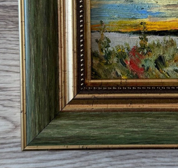 Mini oil painting framed gallery