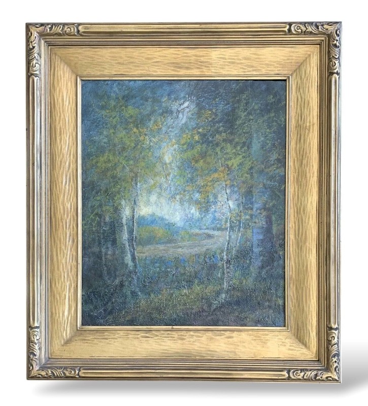 Charles Hetherington landscape oil painting impressionism Illinois