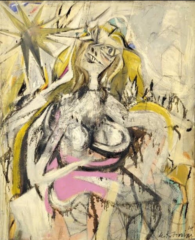 Willem de Kooning oil painting on canvas signed
