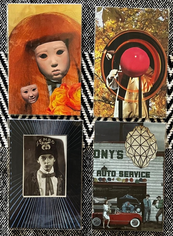 Original Artwork by Nikki Diamantopoulos -Four 4 x 6 inch images