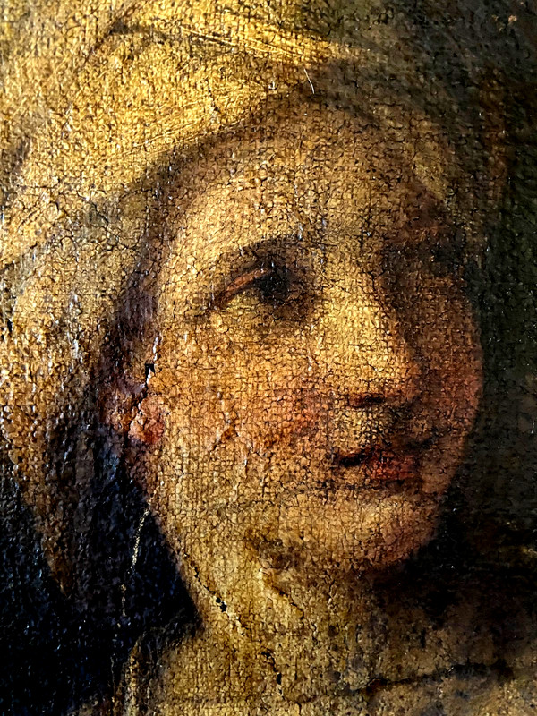 antique oil on canvas painting old masters most probably 16th or 17th century gallery