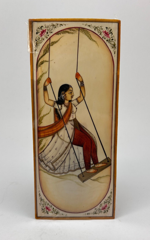 Unique Lot Collection of 8 Indian Miniature Hand Painted Paintings