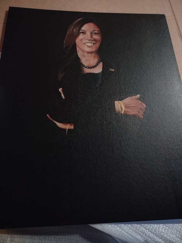 20 In Wide By 24 In Long Painting Of The Vice President