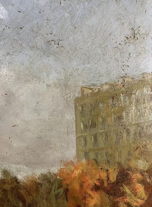 Impressionist River Landscape French School Monogrammed HD 64 X 79 CM Paris gallery